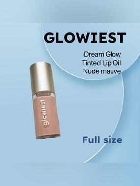 🇺🇸🇰🇷🆕NWOB GLOWIEST |FULL| Nude mauve Dream Glow Tinted Lip Oil  Dewy & Soft lips